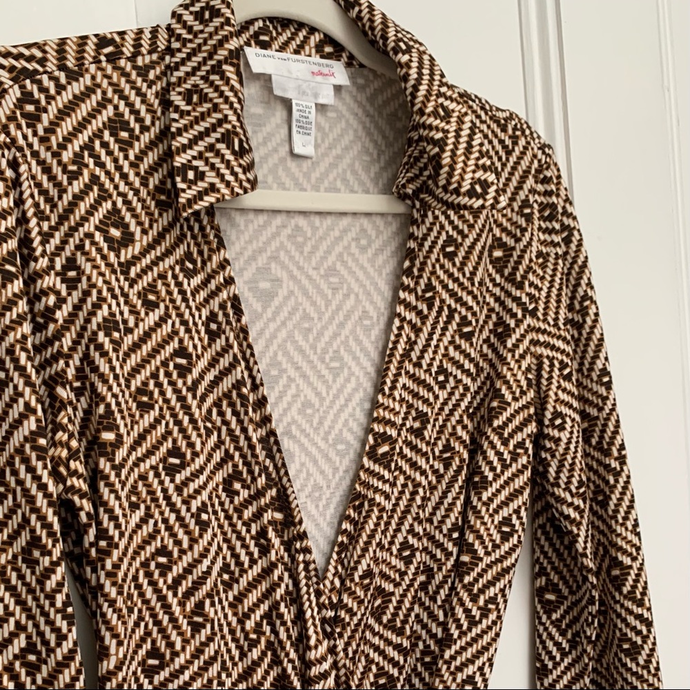 DIANE VON FURSTENBURG wrap blouse
